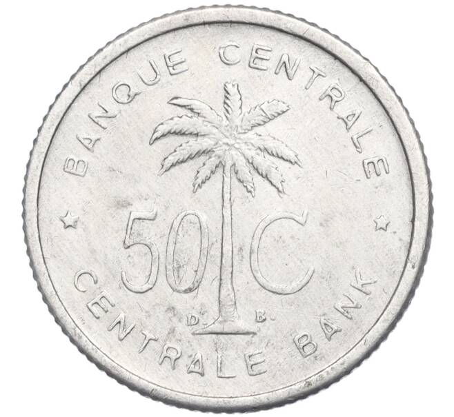 Монета 50 сантимов 1955 года Руанда-Урунди (Артикул K11-117349)