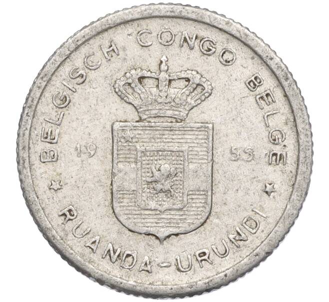 Монета 50 сантимов 1955 года Руанда-Урунди (Артикул K11-117351)