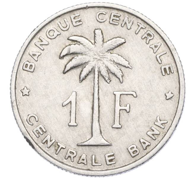 Монета 1 франк 1957 года Руанда-Урунди (Артикул K11-117356)