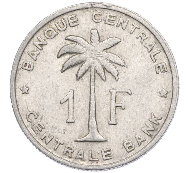 Монета 1 франк 1958 года Руанда-Урунди (Артикул K11-117358)