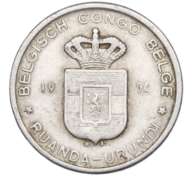 Монета 5 франков 1956 года Руанда-Урунди (Артикул K11-117372)