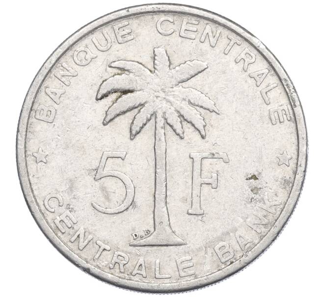 Монета 5 франков 1958 года Руанда-Урунди (Артикул K11-117375)