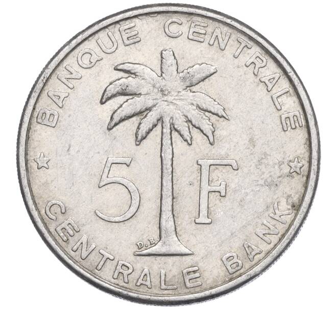 Монета 5 франков 1958 года Руанда-Урунди (Артикул K11-117376)