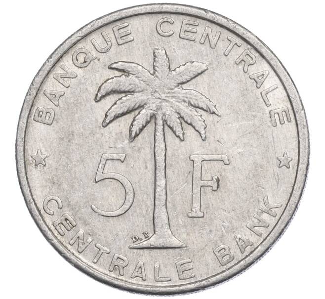 Монета 5 франков 1958 года Руанда-Урунди (Артикул K11-117379)