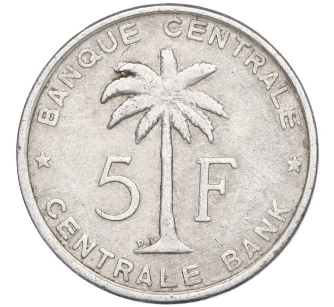 Монета 5 франков 1958 года Руанда-Урунди (Артикул K11-117380)