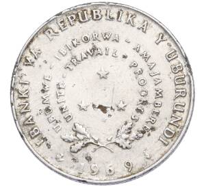 5 франков 1969 года Бурунди