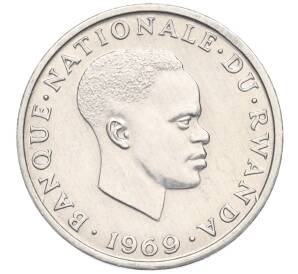 1 франк 1969 года Руанда