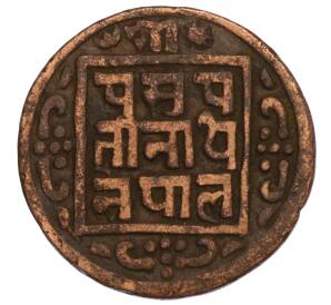 1 пайс 1908 года (BS 1965) Непал — Фото №2