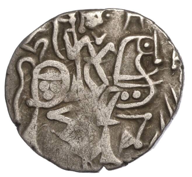 Монета 1 джитал Саманта 850-1000 года Индия (Артикул M2-71785)