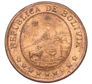 50 сентаво 1942 года Боливия