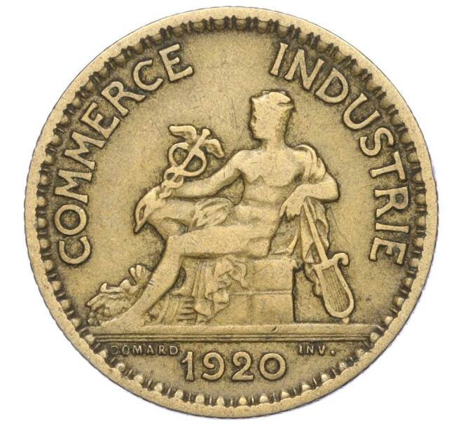Монета 1 франк 1920 года Франция (Артикул M2-71888)