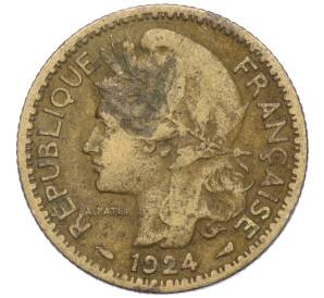 1 франк 1924 года Французское Того