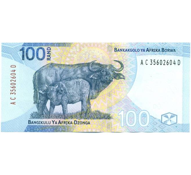 Банкнота 100 рэндов 2023 года ЮАР (Артикул B2-13006)