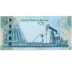 5 динаров 2023 года Бахрейн