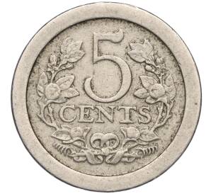 5 центов 1909 года Нидерланды — Фото №2
