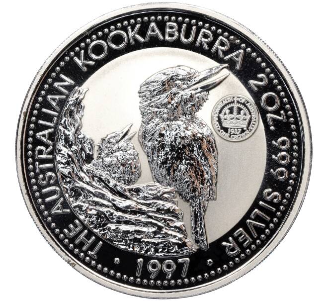 Монета 2 доллара 1997 года Австралия «Австралийская Кукабара — 60 лет австралийской кроне» (Артикул M2-71986)