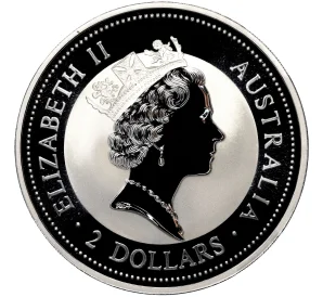2 доллара 1997 года Австралия «Австралийская Кукабара — 60 лет австралийской кроне»