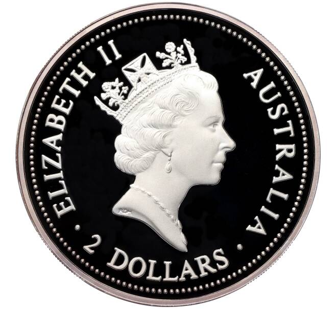Монета 2 доллара 1998 года Австралия «Австралийская Кукабара — Privy Mark 1 соверен 1887 года» (Артикул M2-71987)