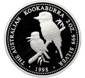 2 доллара 1998 года Австралия «Австралийская Кукабара»