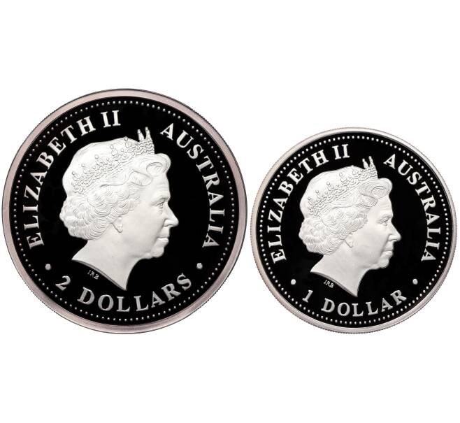 Набор из 2 монет 1999 года P Австралия «Австралийская Кукабара» (Артикул M3-1392)