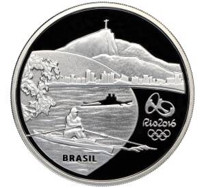 5 риалов 2014 года Бразилия «XXXI летние Олимпийские Игры в Рио-де-Жанейро 2016 года — Гребной спорт»