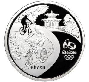 5 риалов 2014 года Бразилия «XXXI летние Олимпийские Игры в Рио-де-Жанейро 2016 года — Велоспорт»
