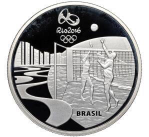 5 риалов 2014 года Бразилия «XXXI летние Олимпийские Игры в Рио-де-Жанейро 2016 года — Волейбол»
