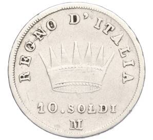 10 сольдо 1810 года Наполеоновское королевство Италия