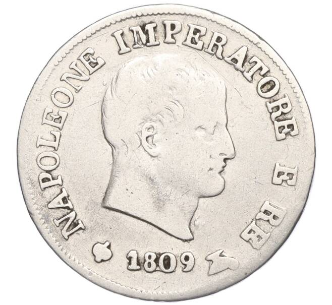 Монета 10 сольдо 1810 года Наполеоновское королевство Италия (Артикул M2-72006)