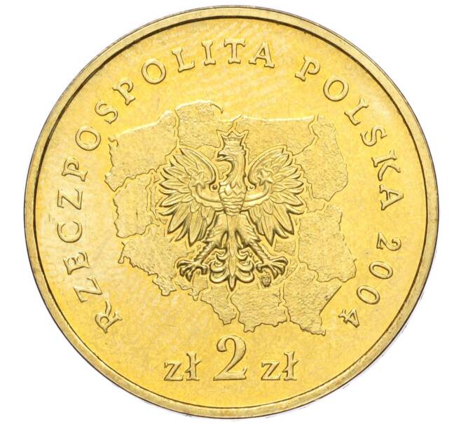 Монета 2 злотых 2004 года Польша «Регионы Польши — Люблинское воеводство» (Артикул K11-117833)