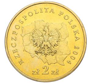2 злотых 2004 года Польша «Мазовецкое воеводство»