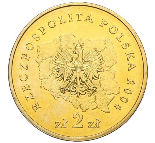 2 злотых 2004 года Польша «Мазовецкое воеводство» (Артикул K11-117836)