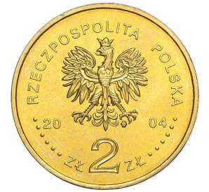 2 злотых 2004 года Польша «15 лет Сенату Республики Польша»