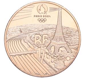 1/4 евро 2022 года Франция «XXXIII летние Олимпийские игры в Париже 2024 года — Конкур»