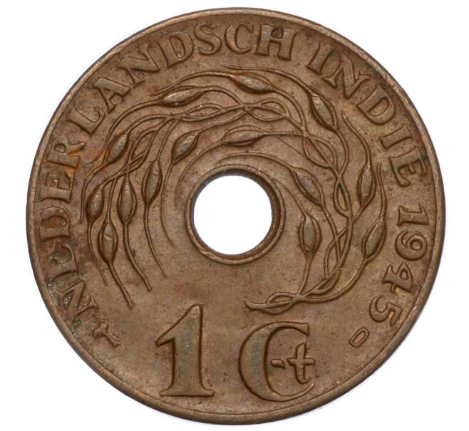Монета 1 цент 1945 года D Голландская Ост-Индия (Артикул K11-117913)