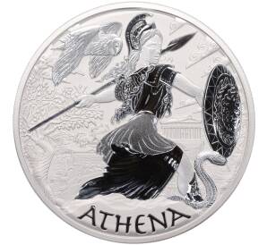 5 долларов 2022 года Тувалу «Боги Олимпа — Афина»