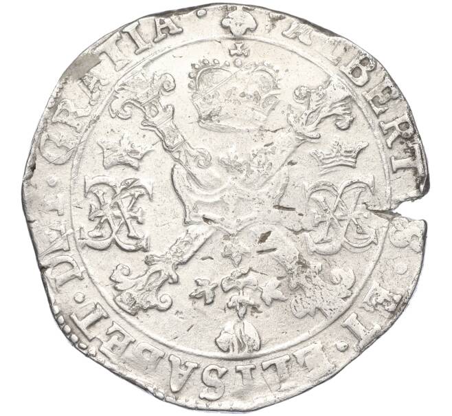 Монета 1 патагон 1617 года Испанские Нидерланды (Брабант) (Артикул K11-118080)