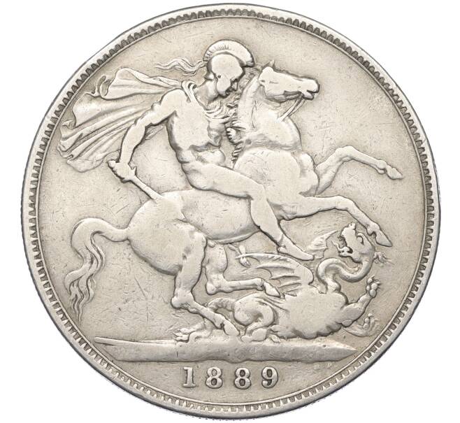Монета 1 крона 1889 года Великобритания (Артикул K11-118082)