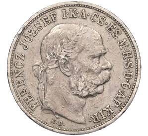 5 крон 1908 года Венгрия — Фото №2