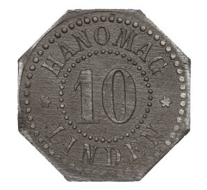 10 пфеннигов 1914-1924 года Германия — город Линден (Нотгельд) — Фото №1