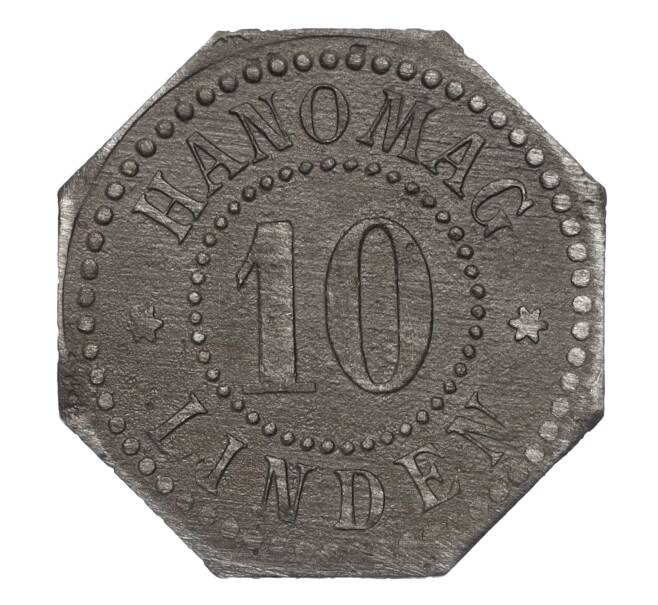 Монета 10 пфеннигов 1914-1924 года Германия — город Линден (Нотгельд) (Артикул K11-118056)