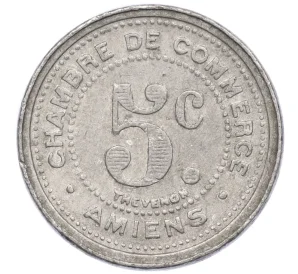 5 сантимов 1921 года Франция — Нотгельд (Торговая палата Амьен)