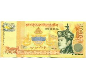 1000 нгултрум 2016 года Бутан «Рождение принца Бутана» — Фото №1