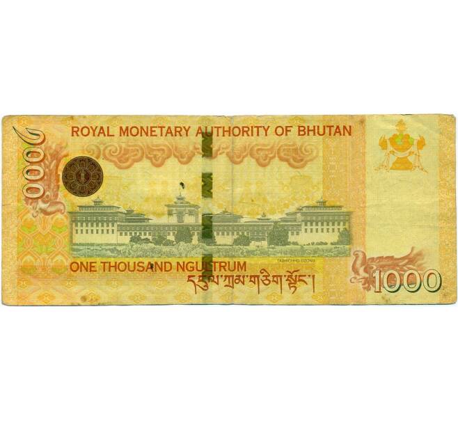 Банкнота 1000 нгултрум 2016 года Бутан (Артикул K11-118382)