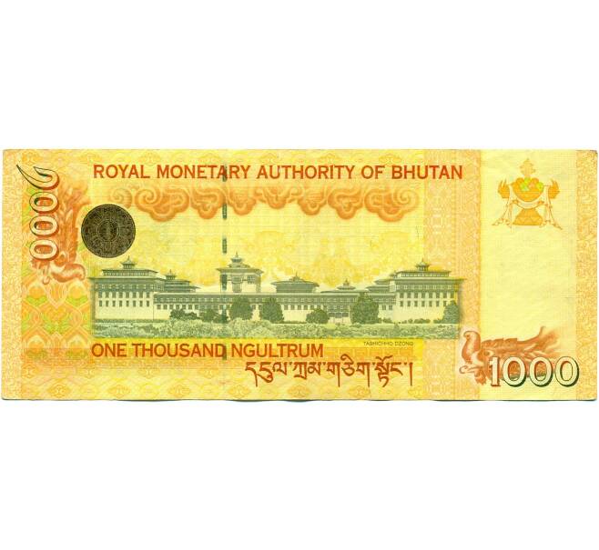 Банкнота 1000 нгултрум 2008 года Бутан (Артикул: K11-118399) — Фото №2