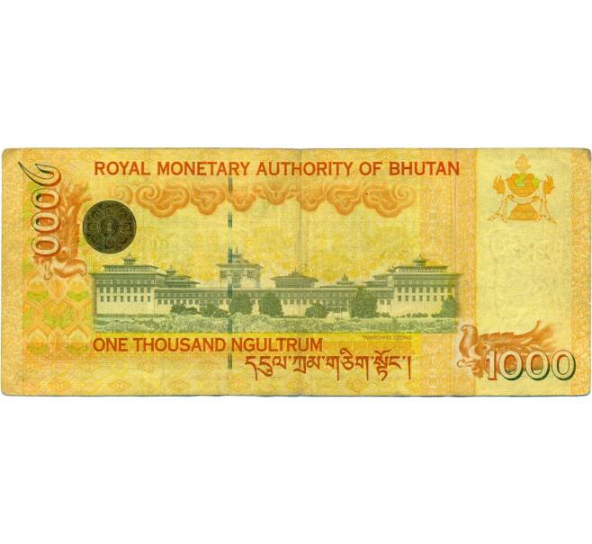 Банкнота 1000 нгултрум 2008 года Бутан (Артикул: K11-118409) — Фото №2