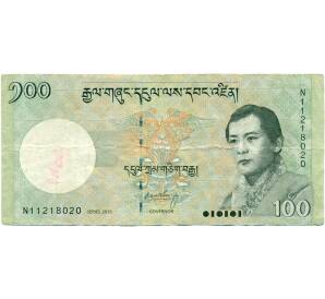 100 нгултрум 2015 года Бутан — Фото №1