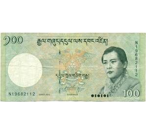 100 нгултрум 2015 года Бутан — Фото №1