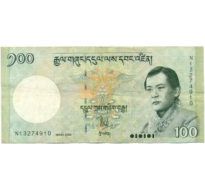 100 нгултрум 2006 года Бутан