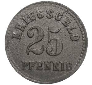 25 пфеннигов 1918 года Германия — город Фуртванген (Нотгельд) — Фото №2